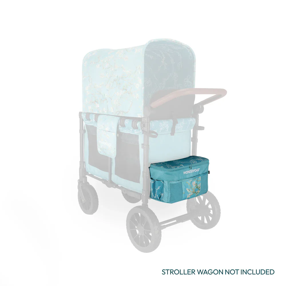 WonderFold W4 Elite/Luxe Rear Basket Fabric - Van Gogh Almond Blossoms - Image 2