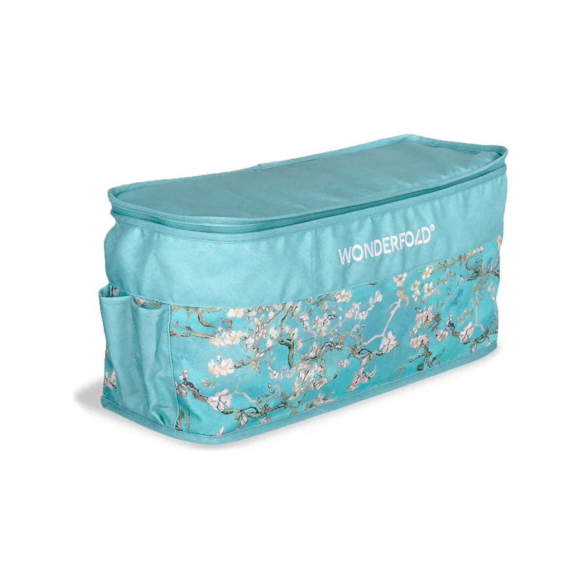 WonderFold W4 Elite/Luxe Rear Basket Fabric - Van Gogh Almond Blossoms - Image 4