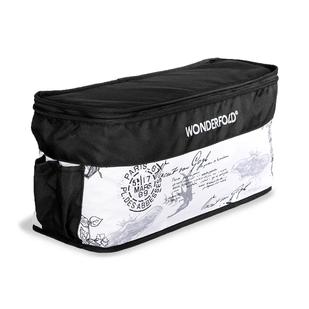 WonderFold W4 Elite Luxe Rear Basket Fabric - Van Gogh Sketches