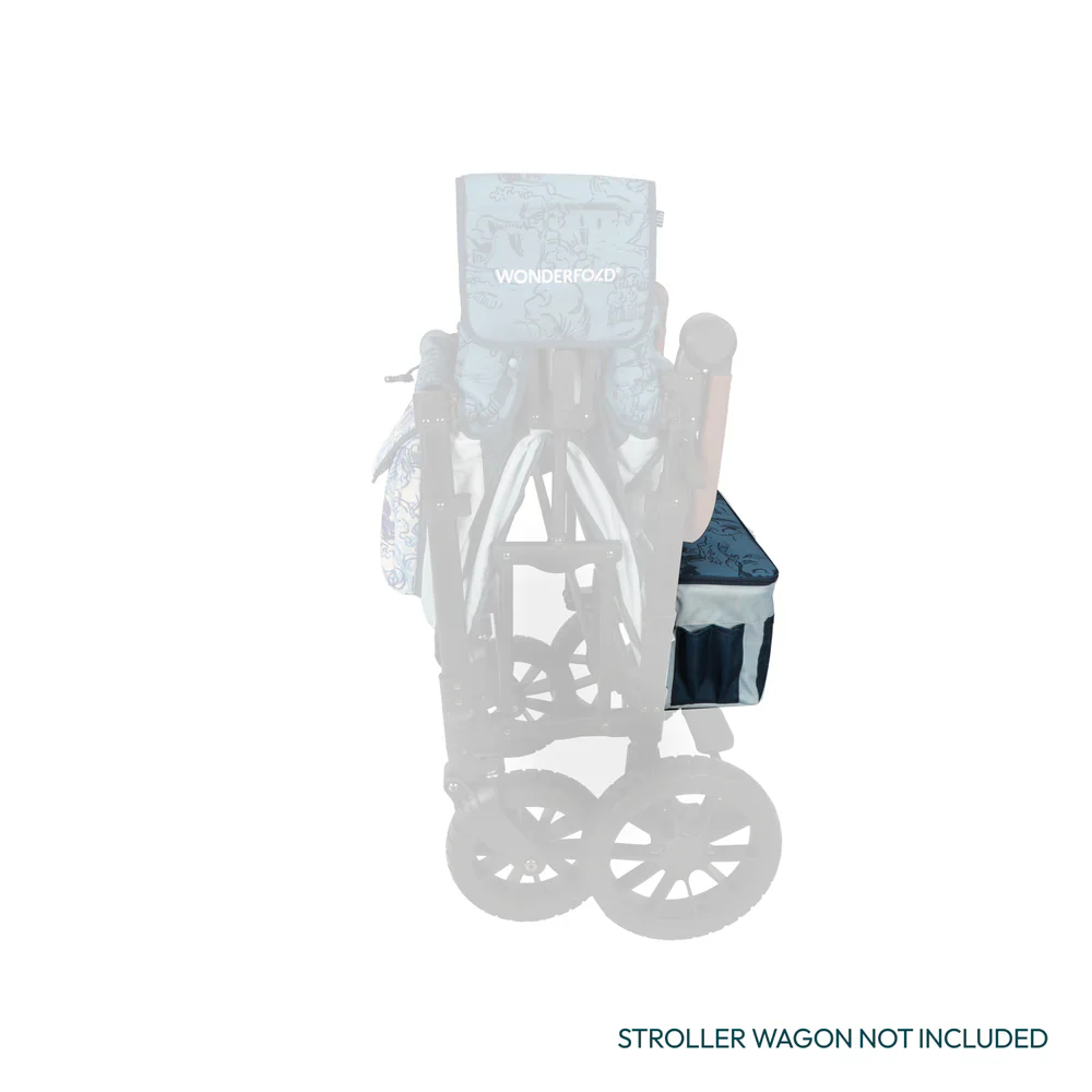 WonderFold W4 Elite Luxe Rear Basket Fabric - Van Gogh Sketches - Image 2
