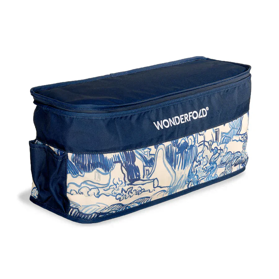 WonderFold W4 Elite Luxe Rear Basket Fabric - Van Gogh Sketches - Image 4